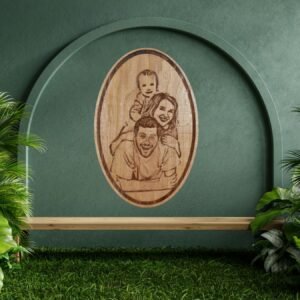 Oval Engraved Frame