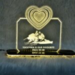 Personalized Couple LED Lamp