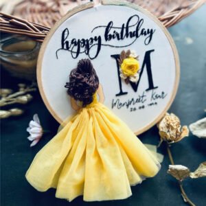 Birthday hoop with initials
